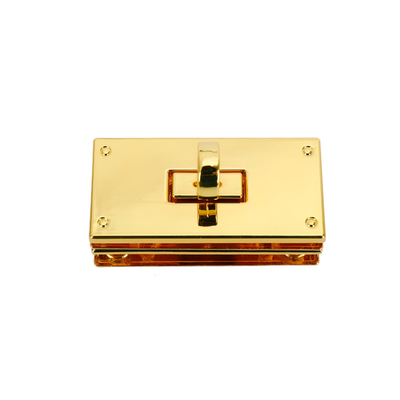 Acessórios do fechamento do saco do ouro do hardware do fechamento da bolsa da forma do retângulo