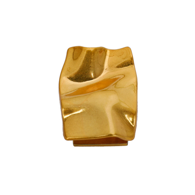 Bolso de metal dourado delicado para bolsa com trava de hardware construção robusta
