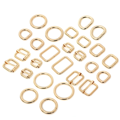 ODM de múltiplos propósitos dourado do hardware D Ring Fadeless Stainless Steel dos anéis da bolsa